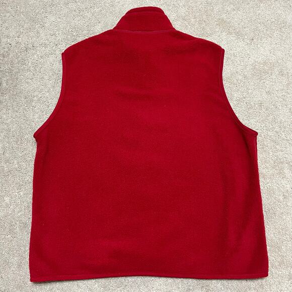Vintage Patagonia Synchilla Red Full Zip Vest Large - Picture 2 of 6